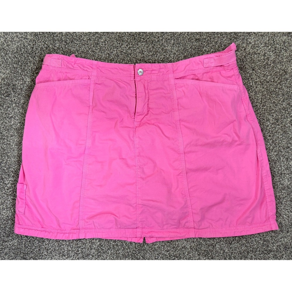 Fresh Produce Skort Womens Medium Pink Cotton Stretch Utility Mini Sporty Hiking